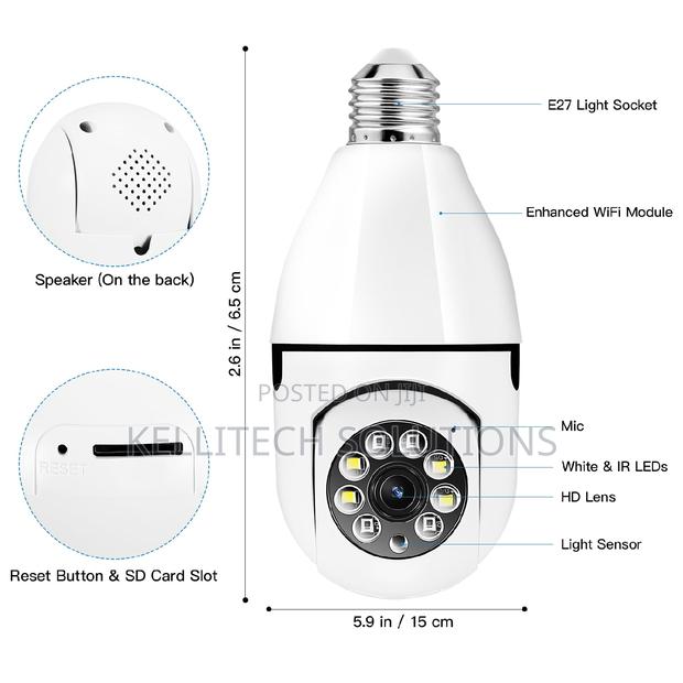 360degree HD Bulb CCTV Camera With Mobile App · Photo 2