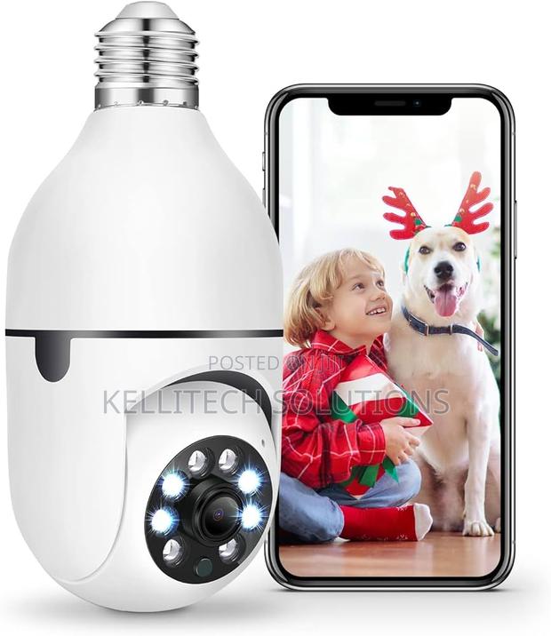 360 Degree Wifi CCTV Bulb Camera · Photo 3