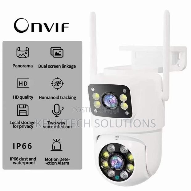 6MP Icsee Dual Lens CCTV Camera, Remote Monitoring · Photo 4