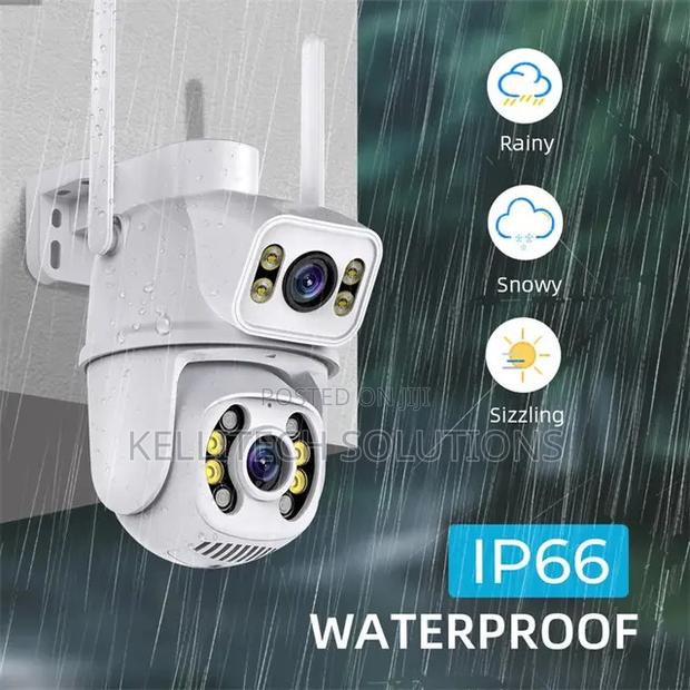 6MP Icsee Dual Lens CCTV Camera, Remote Monitoring · Photo 3