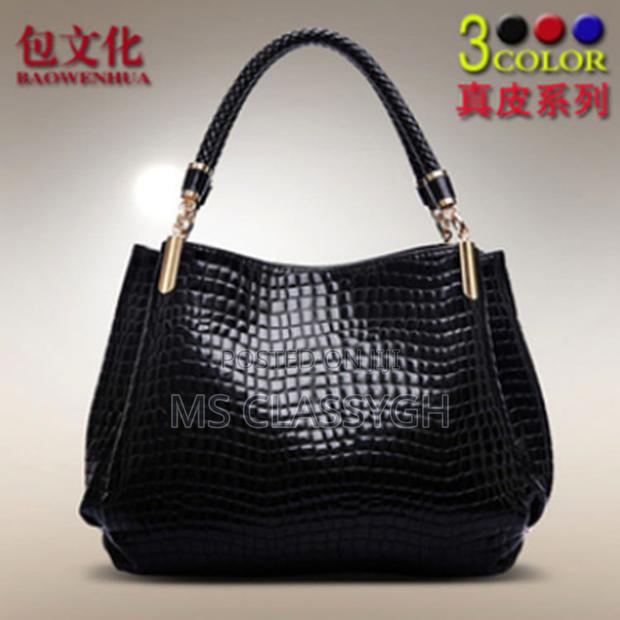 Handbag Crocodile Pattern Large Capacity Shoulder Bag Pu Lea · Photo 3