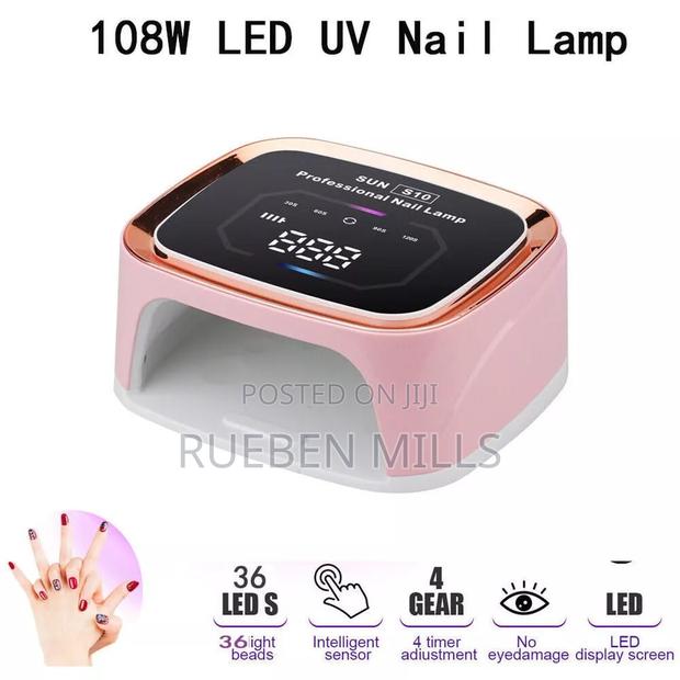 Pink Chargeable Sun S10 Professional Nail Dryer Gel Machine · Photo 4
