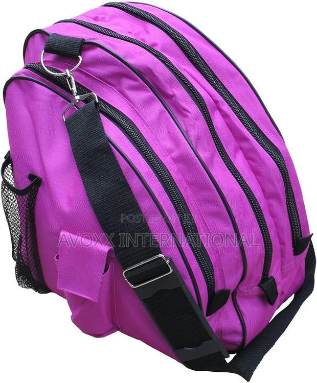 A R Sports Deluxe Skate Bags/ Green Pink · Photo 4