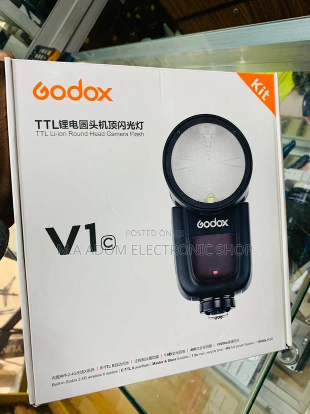 Classic Design Godox Round Head Camera Flash for Canon · Photo 2