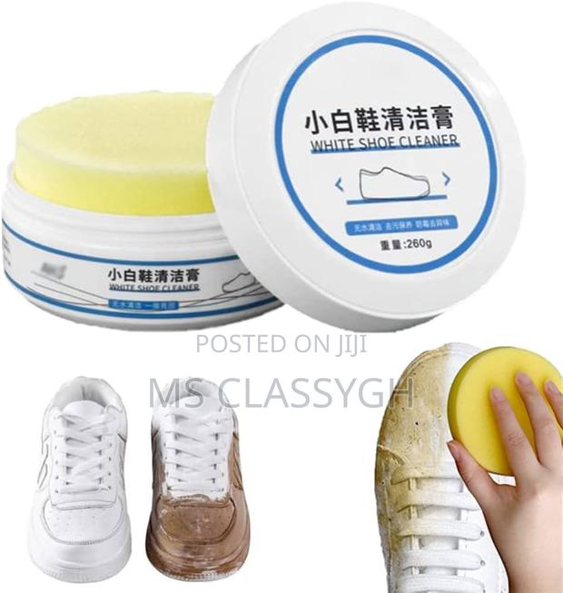 White Shoe Cleaning Sponge Remover Shoe Cleaner Paste Cream