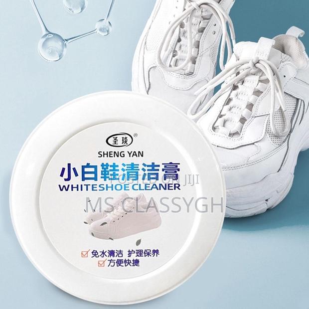 White Shoe Cleaning Sponge Remover Shoe Cleaner Paste Cream photo 2