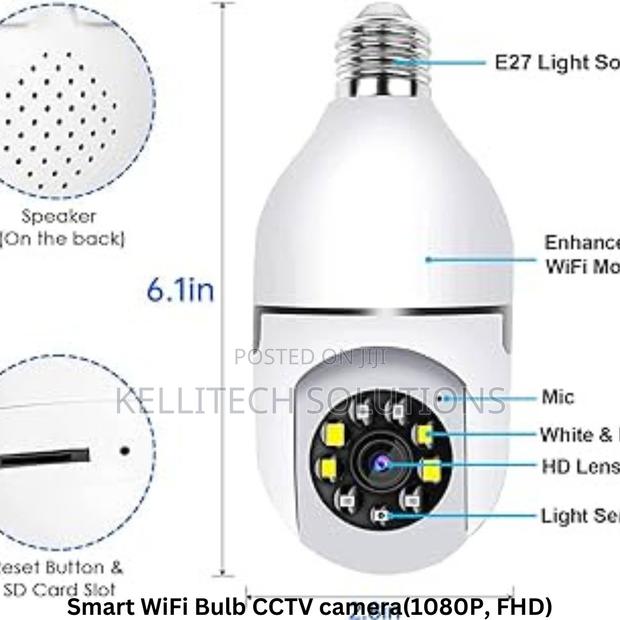 Smart Wifi Bulb CCTV Camera 1080P · Photo 2