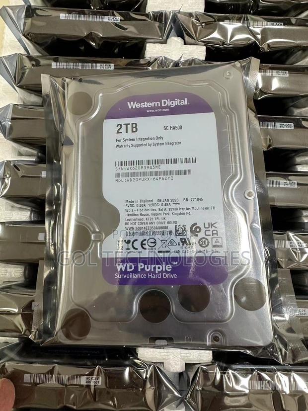 2 Tb Western Digital Purple Surveillance Internal HDD · Photo 2