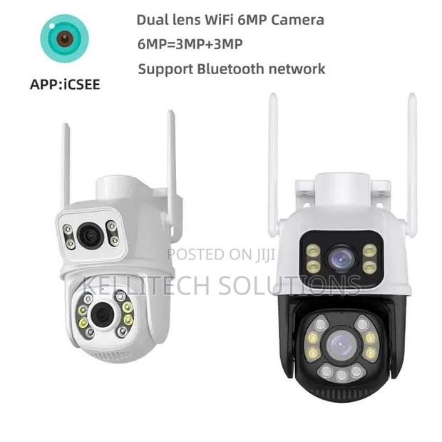 Double Lens CCTV Camera, 6MP Wireless · Photo 2