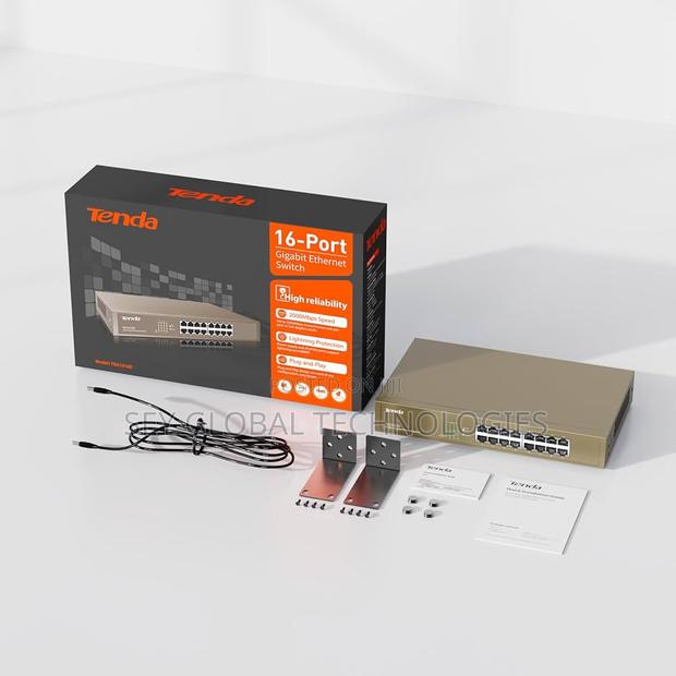 Tenda TEG1016D 16 Port 10/100/1000 MBPS Gigabit Switch · Photo 2