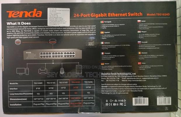 Tenda TEG1024D 24-Port 10/100/1000 Gigabit Switch photo 2