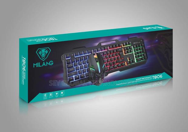 MILANG Gaming Wired Keyboard Mouse With Cool RGB Backlit photo 3