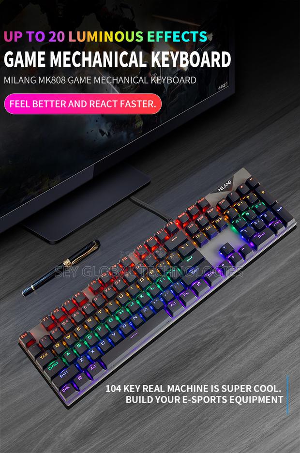 MILANG Gaming Wired Keyboard Mouse With Cool RGB Backlit photo 2