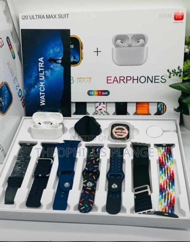 Big 23 10 in 1 Smart Watch Plus Free Airpods · Photo 3