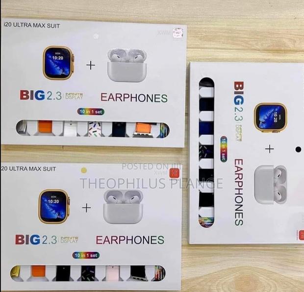 Big 23 10 in 1 Smart Watch Plus Free Airpods · Photo 4