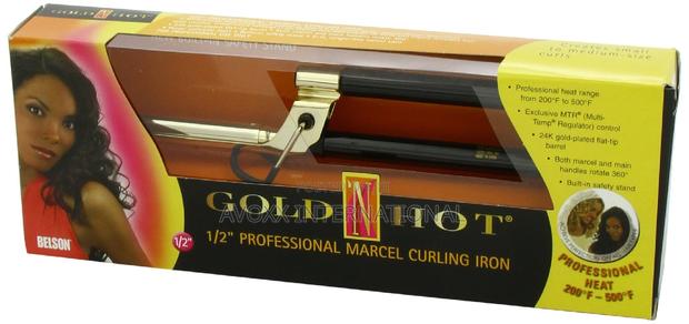 Belson Gold 'N Hot Professional Marcel Curling Iron, 1/2inch · Photo 4