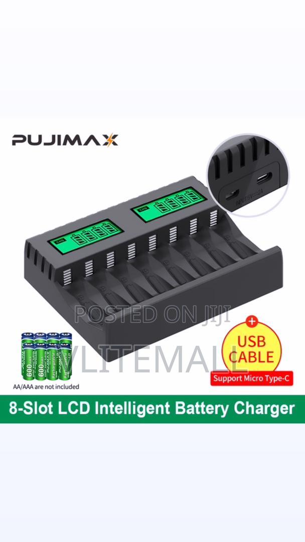 Pujimax 8-Slot LCD Intelligent Display Charger ( Aa / Aaa ) · Photo 4
