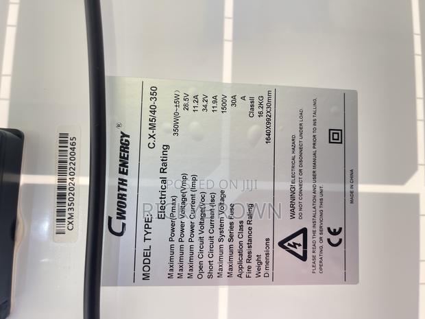 350watts MONOCRYSTALLINE Solar Panels photo 2