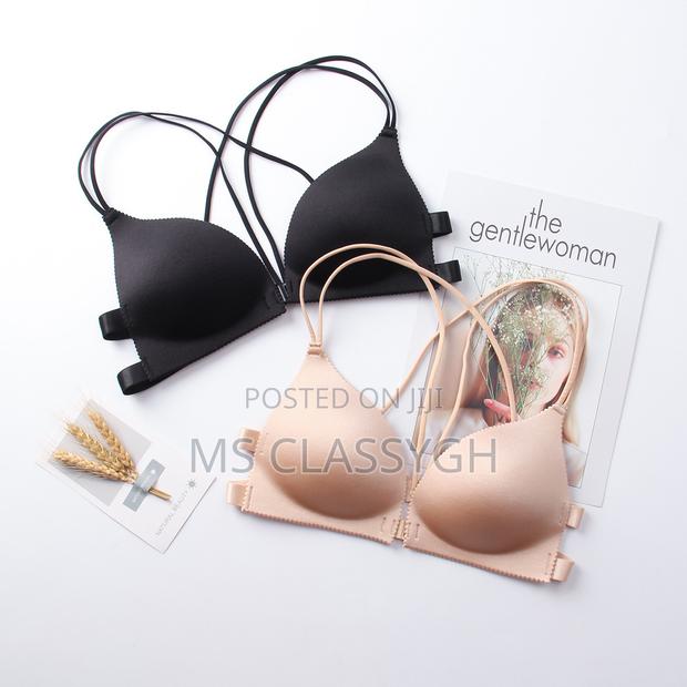 Front-buttoned Double-layer Bra Fashionable Back-wrappe