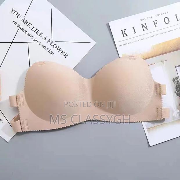 Strapless Women's Wedding Dress With Push-up No Wire Invisib