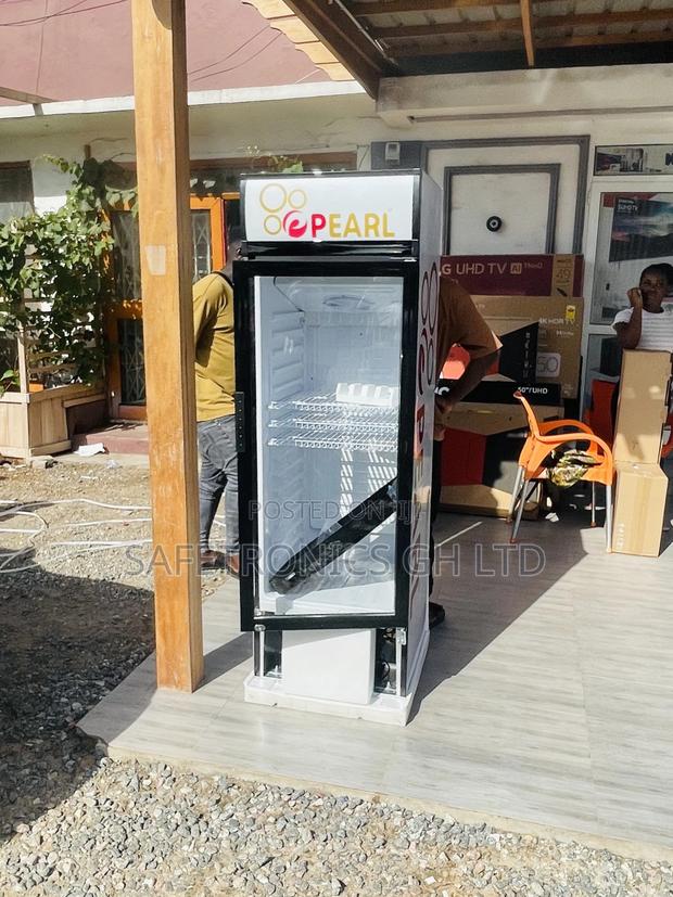 Glass White Pearl PVC-316 Display Singledoor Fridge · Photo 2