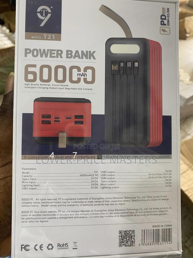 60,000 Mah 9T Powerful Powerbank · Photo 4