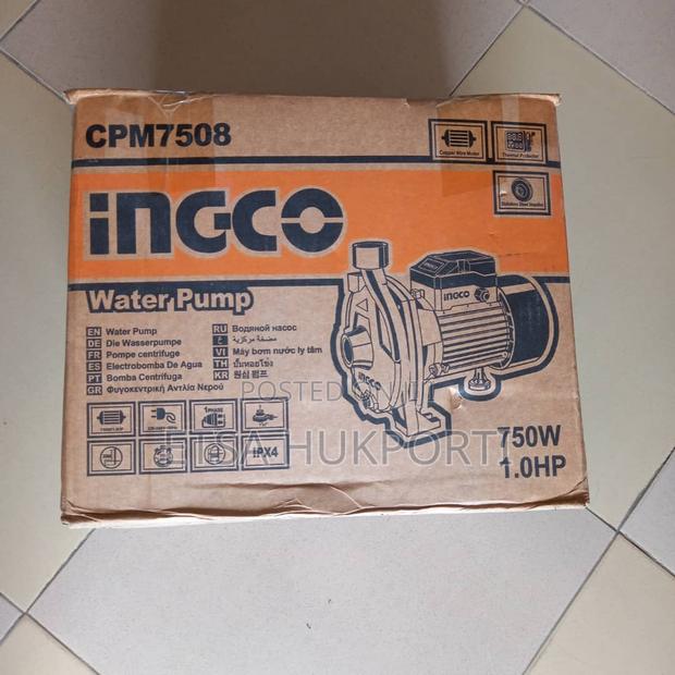 750W 1.0HP Ingco Water Pump photo 2