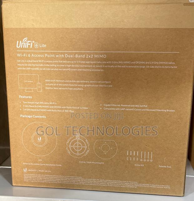 Ubiquiti U6-lite | Unifi Access Point WIFI6 Lite · Photo 3