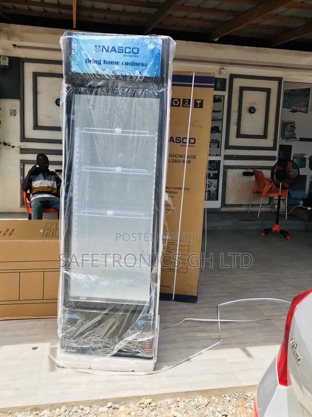 Display Singledoor Nasco Glass Nasfl400-1dr White Fridge · Photo 2