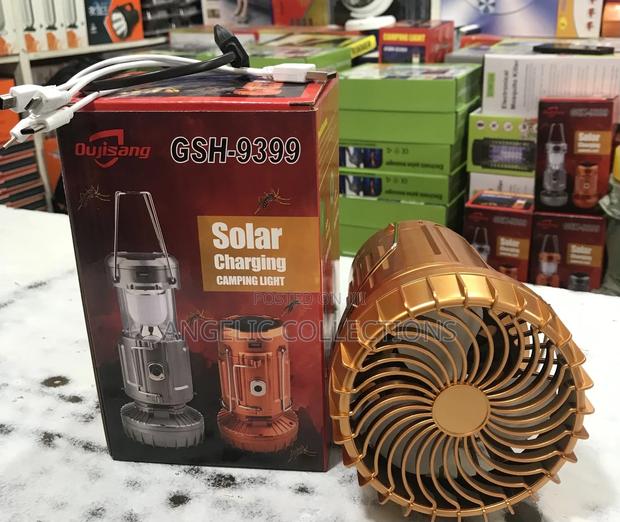 Camping Rechargeable And Solar Light With Fan · Photo 2