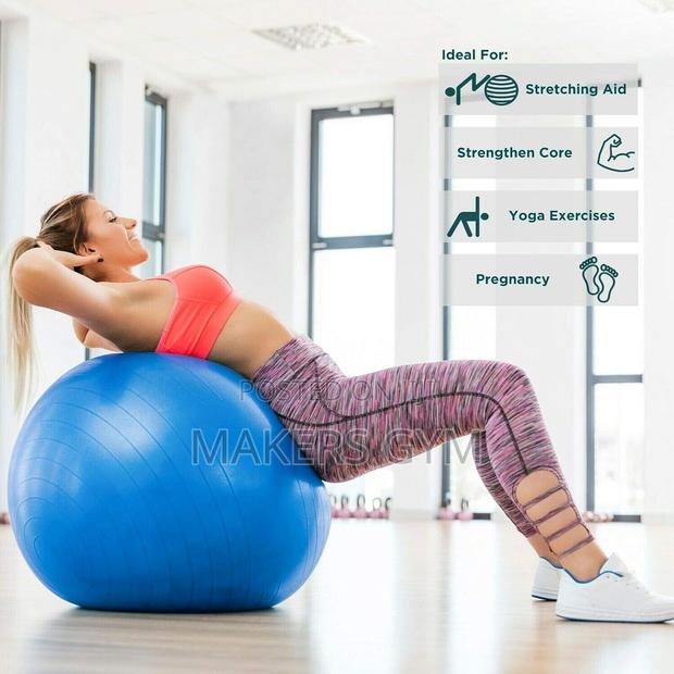 Exercise Gym Ball WITH PUMP (Anti-Burst) · Photo 4
