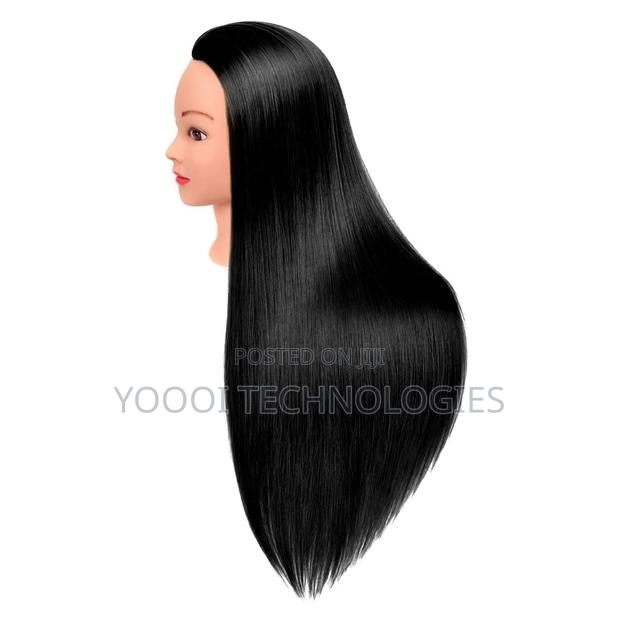 Mannequin Training Head Doll With Hair photo 5