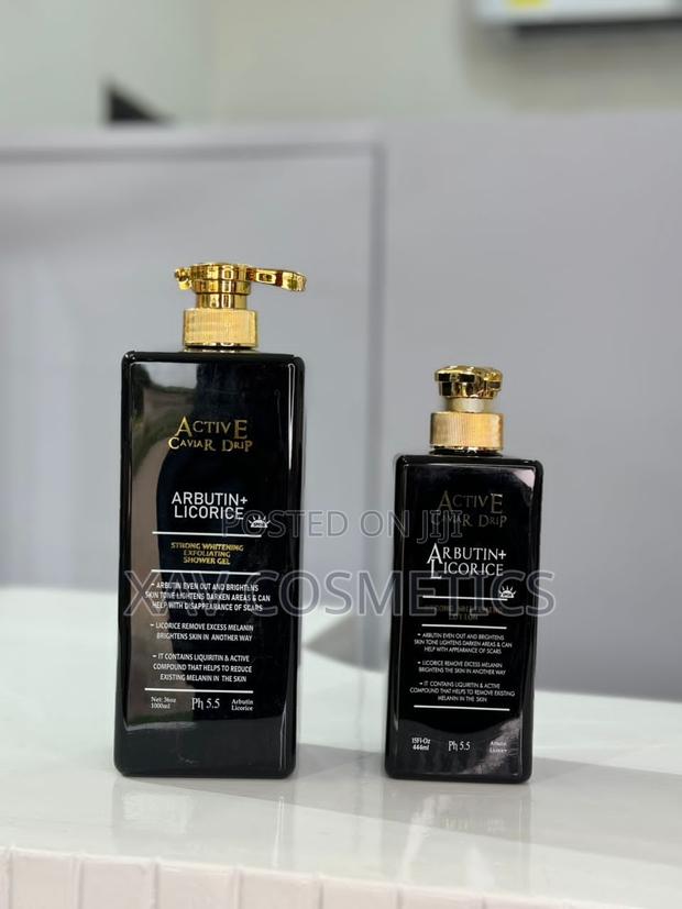 Active Caviar Drip Arbutin Licorice Lotion and Shower Gel · Photo 2