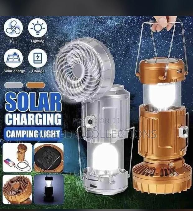 Camping Solar Light With Fan · Photo 2