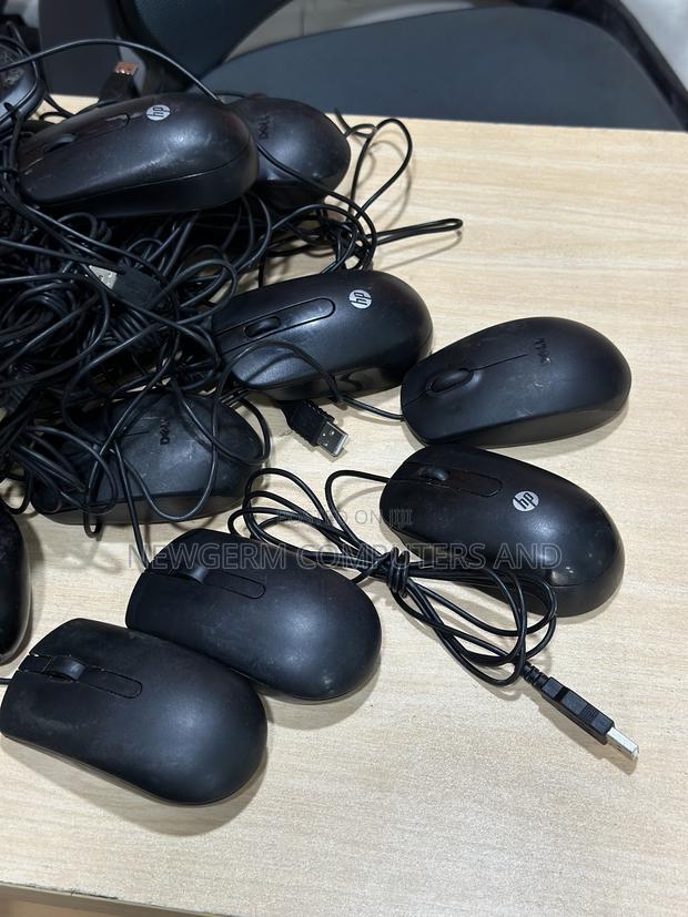 HP Dell Hime Used USB Mouse More in Stock photo 2