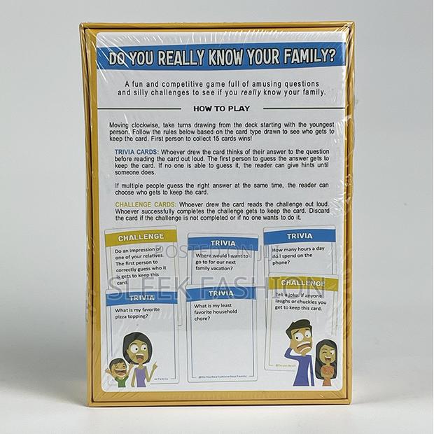 Do You Really Know Your Family Card Game photo 3