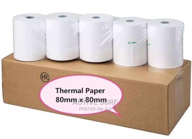 80mm X 80mm Thermal Paper Rolls (50 Rolls). · Photo 4