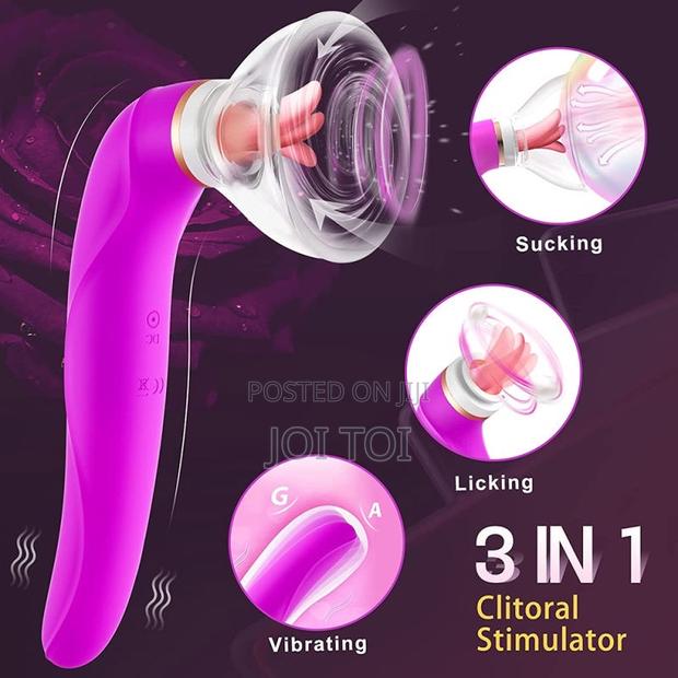 3in1 Licking, Sucking, Wand Vibrator · Photo 4