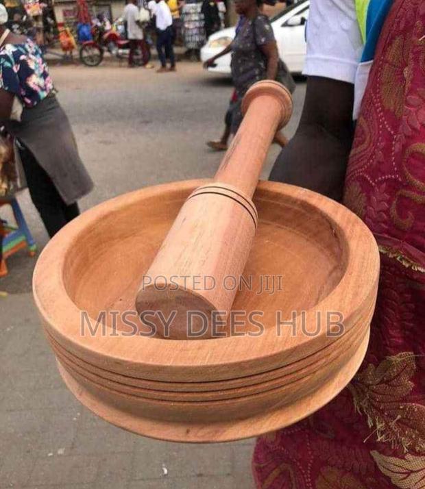 Mini Fufu Mortar and Pestle · Photo 2