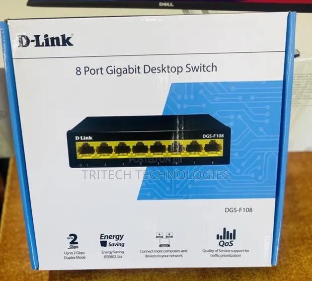 D-Link DGS-F108 8 Port 100/1000mbps Unmanaged GIGABIT Switch · Photo 4