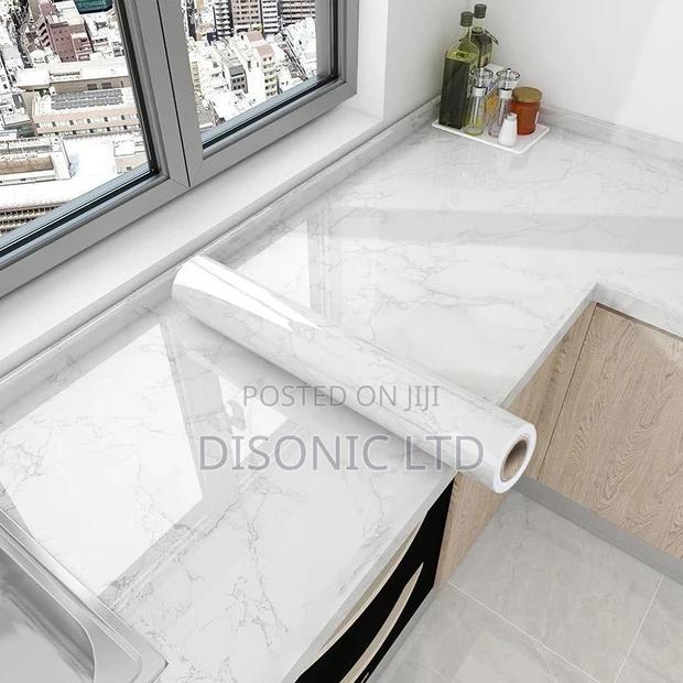 Self Adhesive Water And Fire Proof Marble Wall Sticker · Photo 2