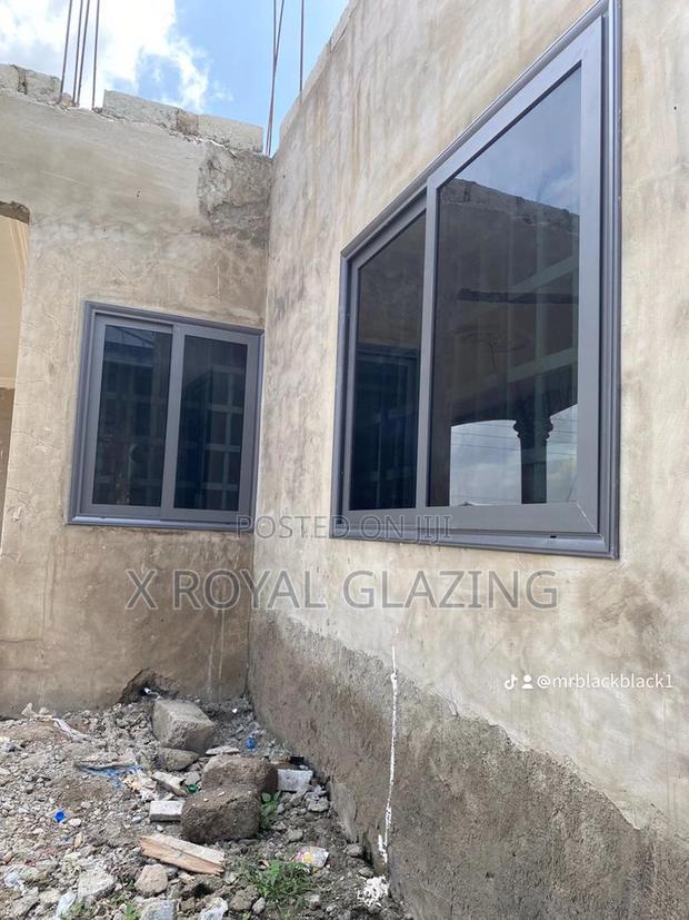 Grey Italian Sliding Windows
