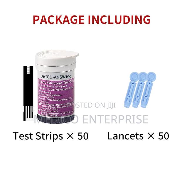 Accu Answer Blood Glucose Test Strips · Photo 3