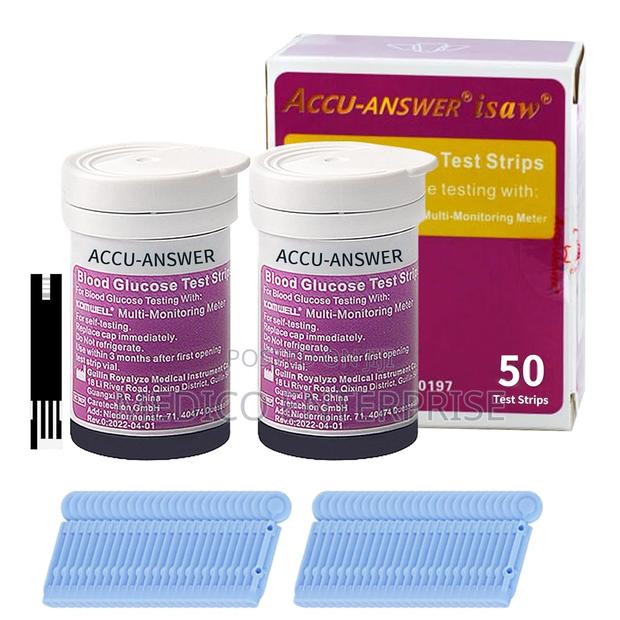 Accu Answer Blood Glucose Test Strips · Photo 4