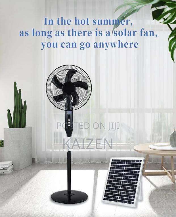 Rechargeable Solar Fan With Bulbs and USB Port photo 3