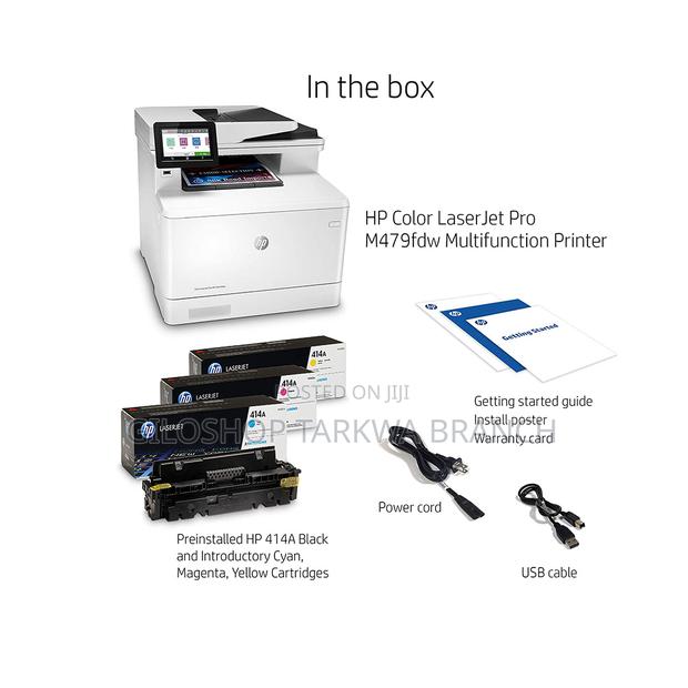 HP Color Laserjet Pro Multifunction M479fdw Wireless Laser P photo 3