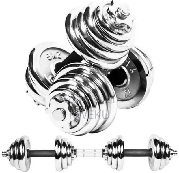 30kg Adjustable Dumbell Set · Photo 2