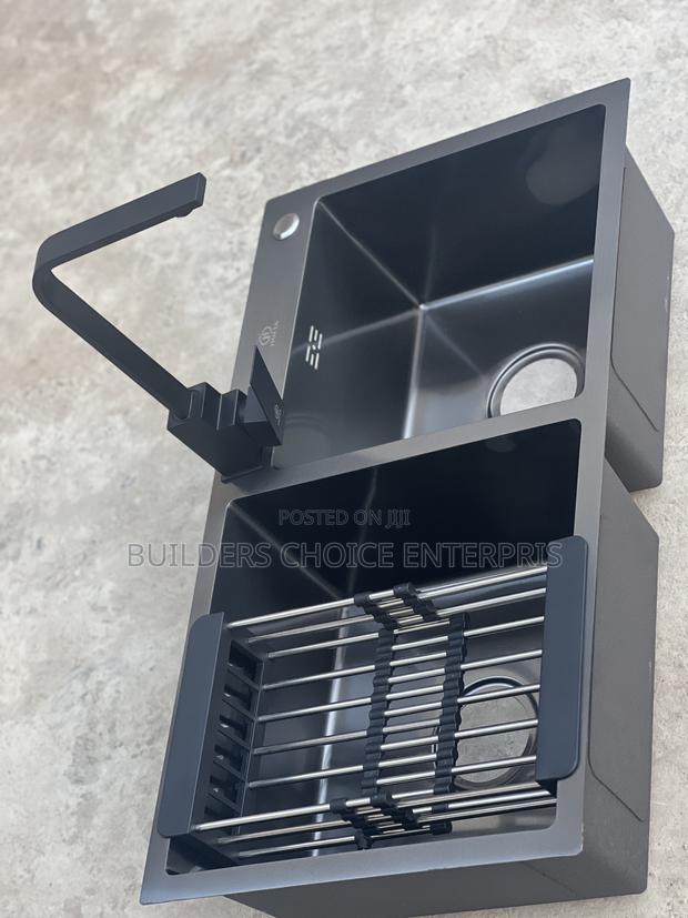 Matte Black Kitchen Sink (Under Mount ) · Photo 2
