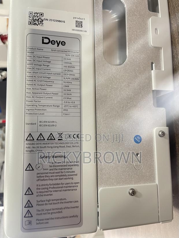 15,000watts (15kw) Deye Grid-Tie Inverters photo 2