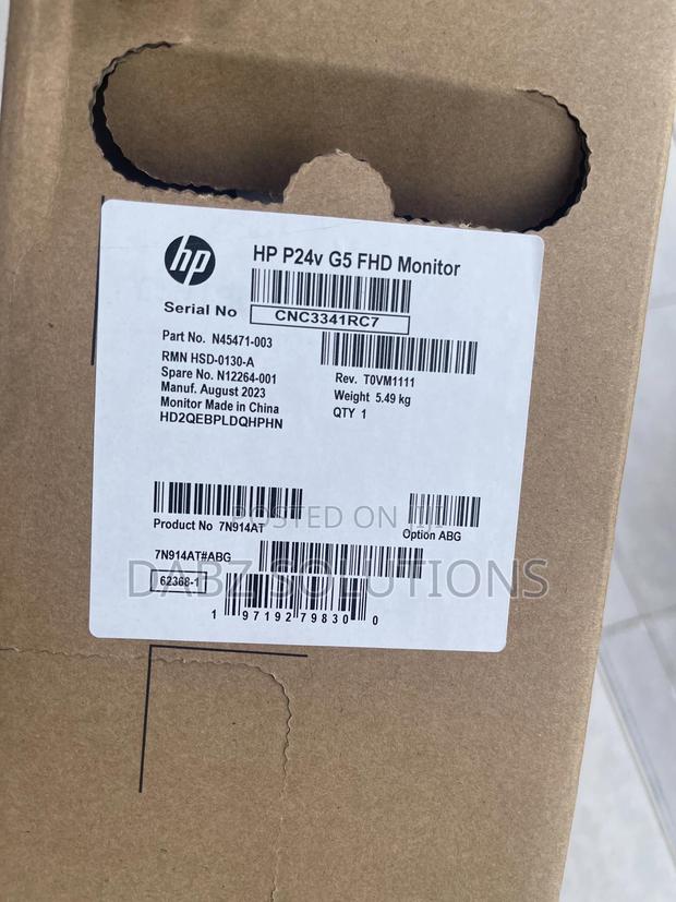 Hp P24vg5 Fhd Monitor photo 3